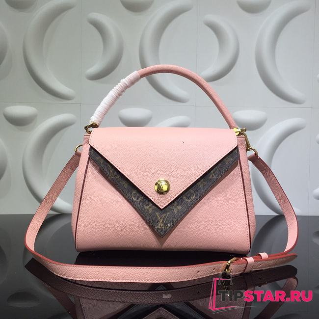 LV Monogram Canvas DOUBLE V M54440 Pink  - 1