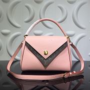 LV Monogram Canvas DOUBLE V M54440 Pink  - 1