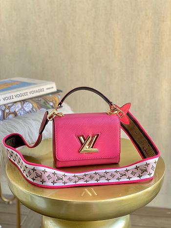 LV Twist Mini Bag in Epi Leather M57063 Pink Rose 
