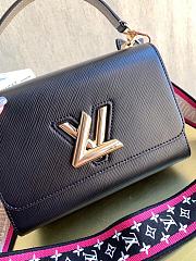 LV Twist MM Bag in Epi Leather M57050 Black - 4