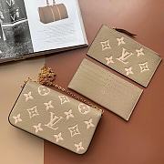 LV Felicie Pochette Monogram Empreinte M69977 Gray  - 5