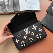 LV Felicie Pochette Monogram Empreinte M69977 Black  - 5