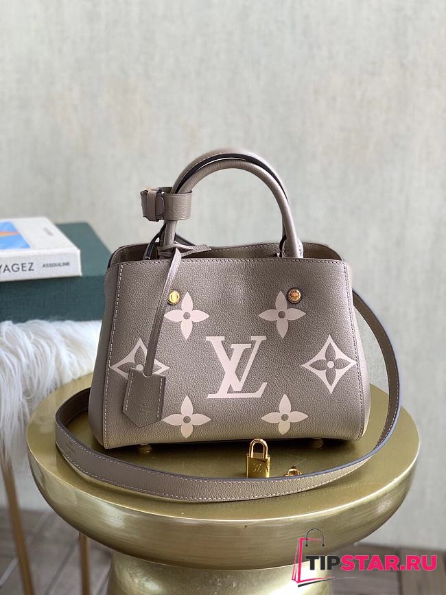 LV Montaigne BB Monogram Empreinte M41053 Gray  - 1