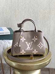 LV Montaigne BB Monogram Empreinte M41053 Gray  - 1