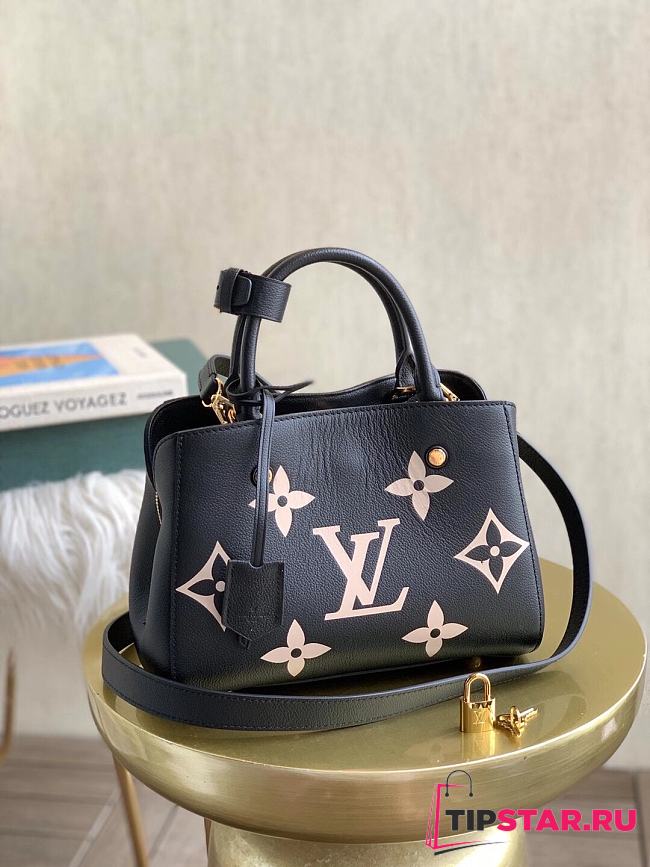 LV Montaigne BB Monogram Empreinte M41053 Black - 1