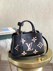 LV Montaigne BB Monogram Empreinte M41053 Black - 1