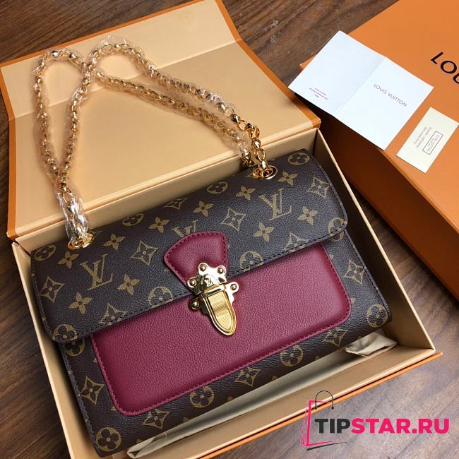 LV Victoire Monogram Canvas M41732 Purple  - 1