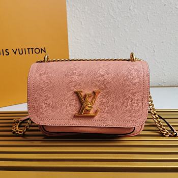 LV Lockme Chain Bag Leather in Pink M57073 