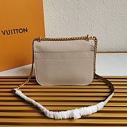 LV Lockme Chain Bag Leather in White M57073  - 3