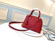 LV Neo Alma BB Monogram Empreinte Leather in Red M44829  - 1