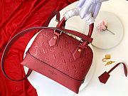 LV Neo Alma BB Monogram Empreinte Leather in Red M44829  - 6