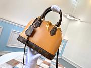 LV Alma BB Bag in Brown Epi Leather and Monogram M40302  - 1