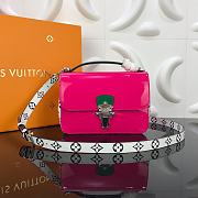 LV Cherrywood BB In Monogarm Canvas And Dark Pink Patent Leather M51952  - 1