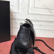 YSL Bag 2816 Black Silver  - 6