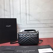 YSL Bag 2816 Black Silver  - 5