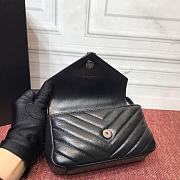 YSL Bag 2816 Black Silver  - 4