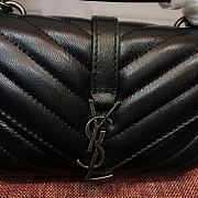 YSL Bag 2816 Black Silver  - 2