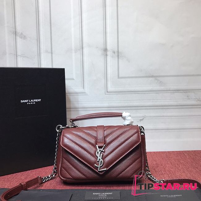 YSL Bag 2816 Wine  - 1