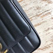 YSL Saint Laurent Large Vicky Bag in Patent Leather 532595 Black - 3