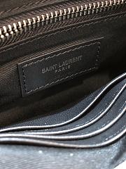 YSL Quilted Crinkle Leather Niki Baby Bag Apricot - 2