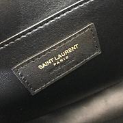 YSL Suede Monogramme Camera Bag 26cm Beige 568608  - 6