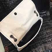 YSL Small Niki Chain Bag 504865 White - 6