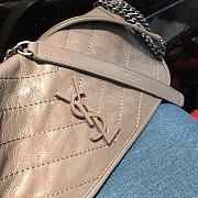 YSL Small Niki Chain Bag 504865 Gray  - 6