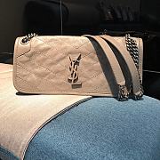 YSL Small Niki Chain Bag 504865 Gray  - 1