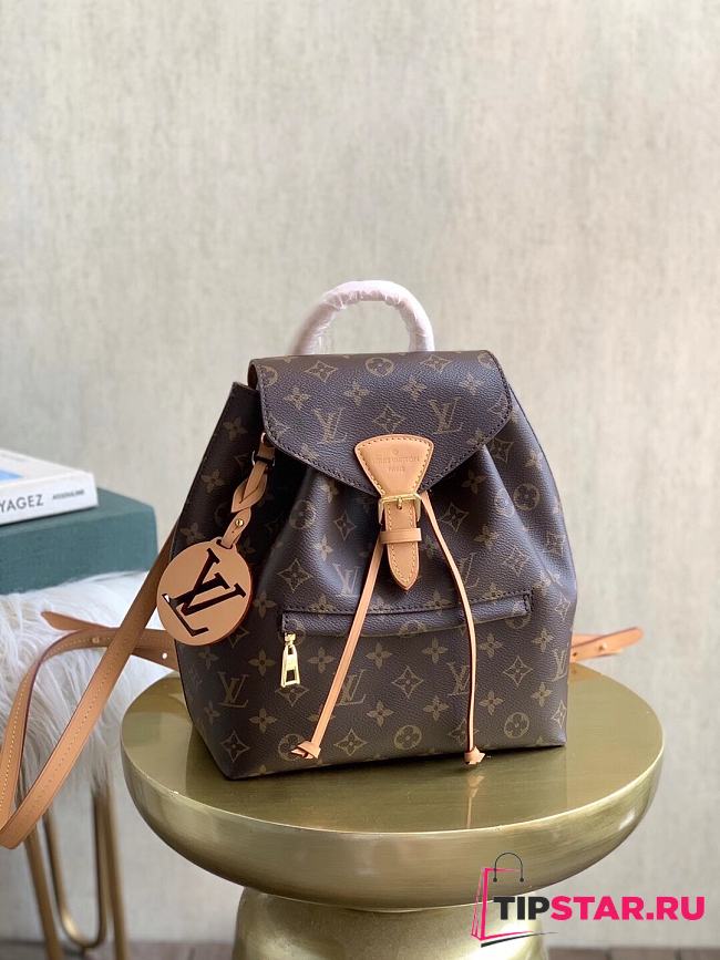 Louis Vuitton M45501 Montsouris PM Aged Natural Leather Size 27.5 x 33 x 14 cm - 1