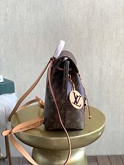 Louis Vuitton M45501 Montsouris PM Aged Natural Leather Size 27.5 x 33 x 14 cm - 6