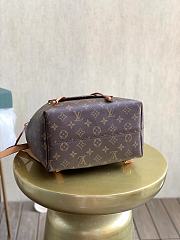 Louis Vuitton M45501 Montsouris PM Aged Natural Leather Size 27.5 x 33 x 14 cm - 4