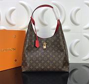 LV Flower Hobo Monogram Bag Red M43769  - 1