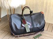 LV Monogram Eclipse Keepall Bandouliere 50 M56856  - 1