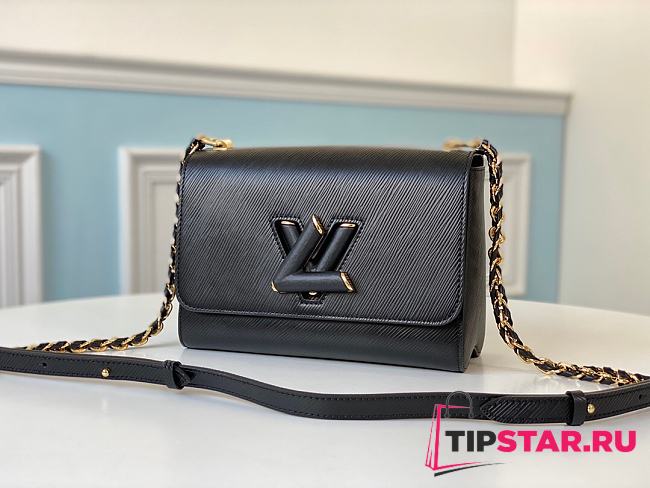 LV Twist MM Chain Bag in Epi Leather M50282 Black  - 1