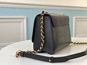 LV Twist MM Chain Bag in Epi Leather M50282 Black  - 5