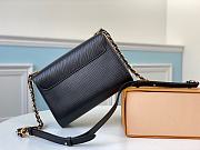 LV Twist MM Chain Bag in Epi Leather M50282 Black  - 2