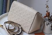 LV Fold Tote MM in White M45409 - 4