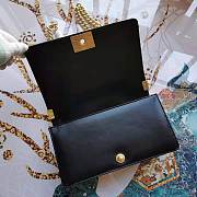 Chanel Original Single Bag Black Smooth Leather - 3