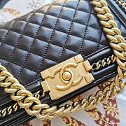 Chanel Original Single Bag Black Smooth Leather - 5