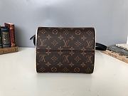 LV Fold Tote PM Monogram Canvas 45389 Red  - 4