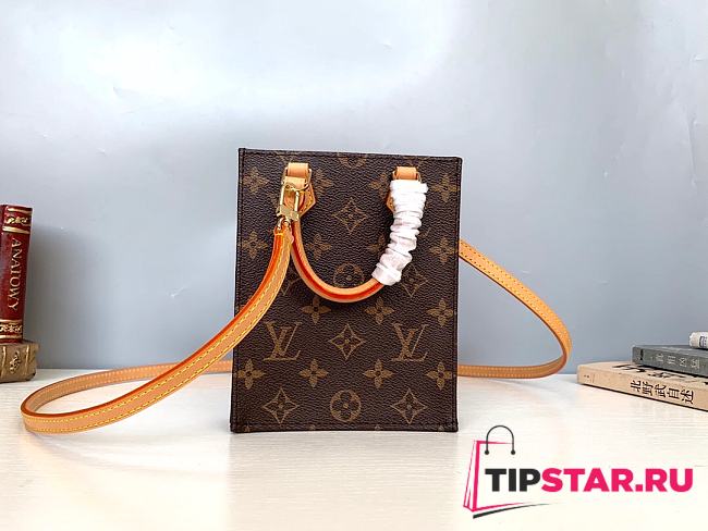 LV Petit Sac Plat Bag M81295 Monogram - 1