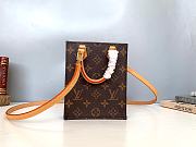 LV Petit Sac Plat Bag M81295 Monogram - 1