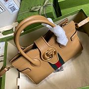 Gucci Small Top Handle Bag With Double G 658450  - 6