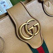 Gucci Double G Small Tote Bag Brown 652680 1U10T  - 2