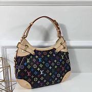 Louis Vuitton Monogram Multicolor Claudia Black M40193  - 4