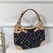 Louis Vuitton Monogram Multicolor Claudia Black M40193  - 1