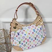 Louis Vuitton Monogram Multicolor Claudia White M40193  - 5