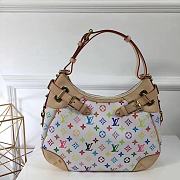 Louis Vuitton Monogram Multicolor Claudia White M40193  - 1