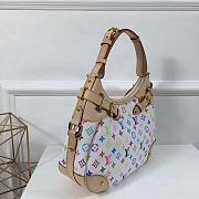 Louis Vuitton Monogram Multicolor Claudia White M40193  - 2