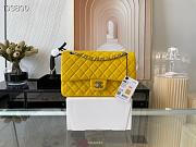 Chanel Classic Handbag Grained Calfskin & Metal-Tone Dark Yellow A58600 25cm - 1